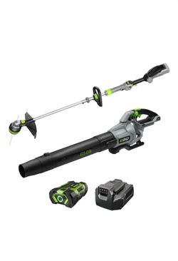 POWER+ 56-volt Cordless Battery String Trimmer and Leaf Blower and Combo Kit 2.5 Ah (Battery Included) (Charger Included)