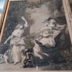 Antique Print Royal Princess's Children Of King George