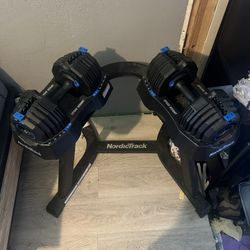 Nordictrack Speed Weight Adjustable Dumbbells And Stand