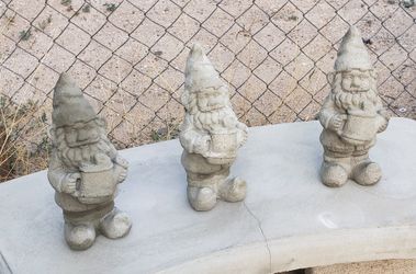 Concrete Gardening Gnomes Gnomes