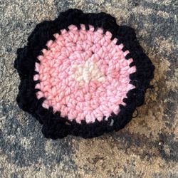 Pink And Black Coaster