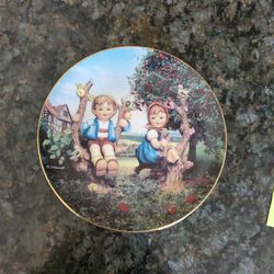 Apple Tree Boy & Girl Plate