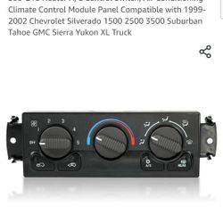 Climate Control Module Panel Chevrolet 