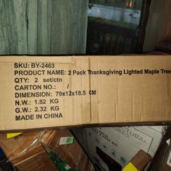 Artificial Lighted Decor Maple Trees