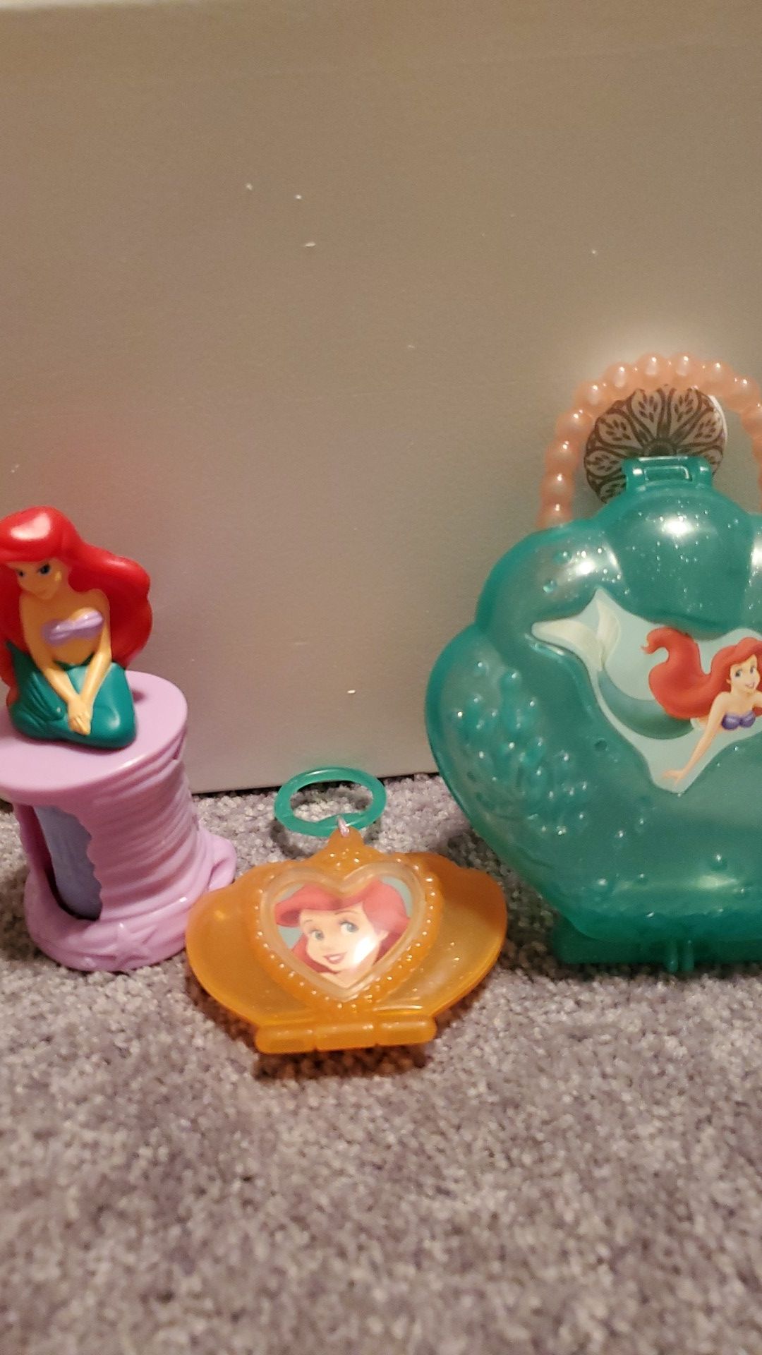 Set of 5 Disney The Little Mermaid Colkectible McDonalds Toys