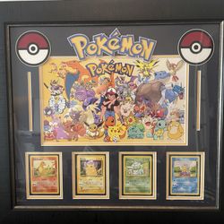 Pokemon Card Framed