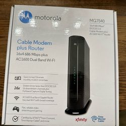 Cable Modem And Router
