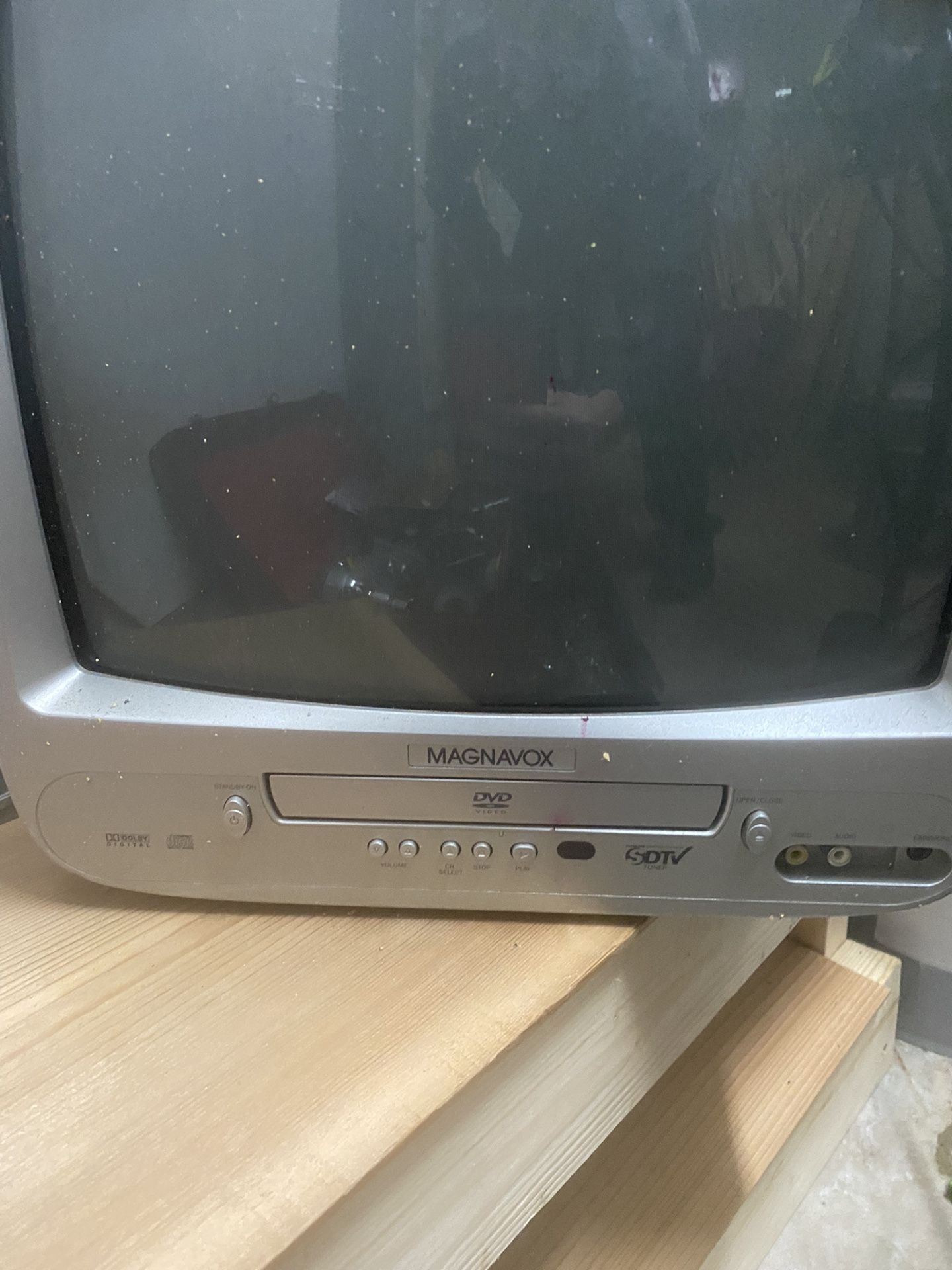 DVD player and TV