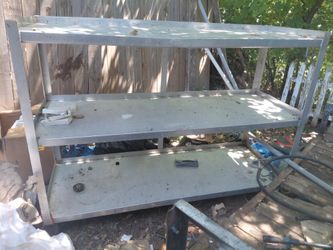 Industrial three shelve  steel cart
