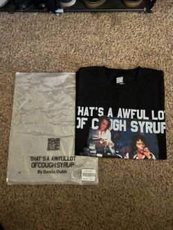 Assali x cough syrup, size large, black