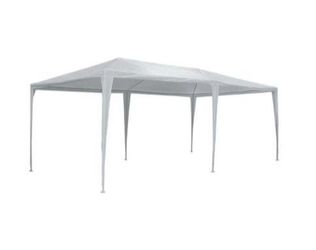 10 ft. x 20 ft. White Wedding Party Canopy Tent Outdoor Gazebo with 6-Removable Sidewalls