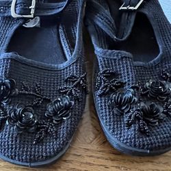 Mary Jane China Flats