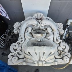 Dolphins Outdoor Hanging Fountain Working