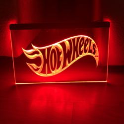 HOT WHEELS LED NEON LIGHT SIGN 8x12