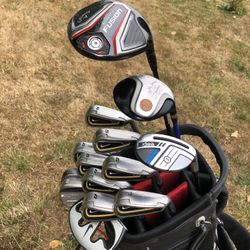 Nice! Golf Set Nike, Callaway And Adams Golf With Bag