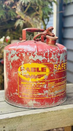Vintage gas cans