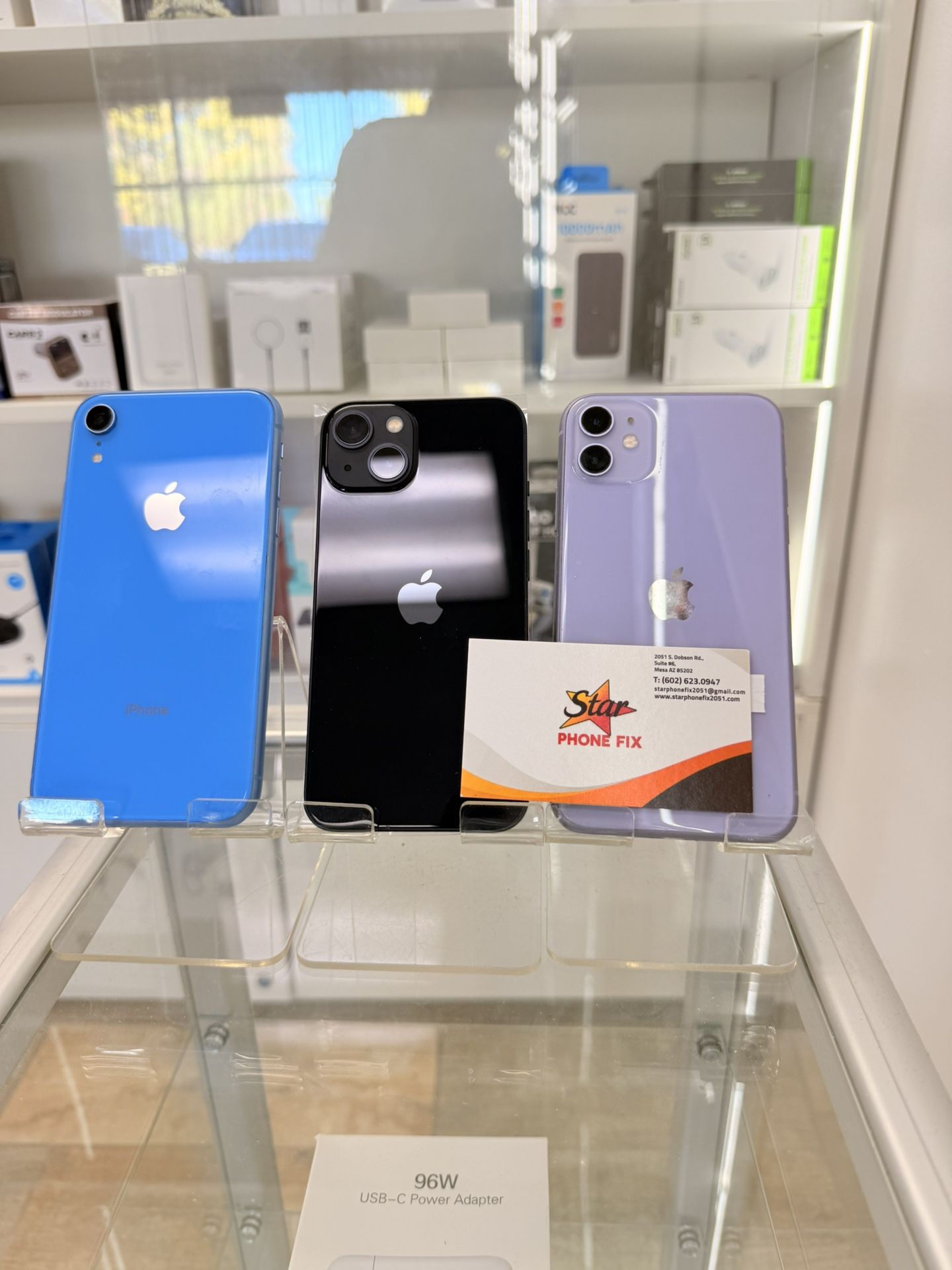 iPhone 13, 11 & XR