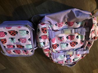 Free Matching Ladybug Backpack & Lunchbox 