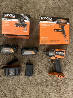 Impact Wrench Plus Batteries Plus Charger 