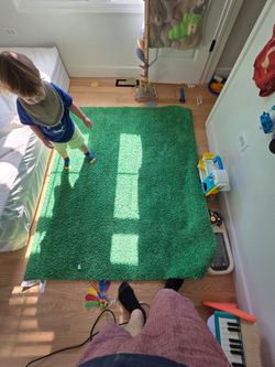 SKOGSDUVA
Rug, high pile, green, 4 ' 4 "x5 ' 3 "