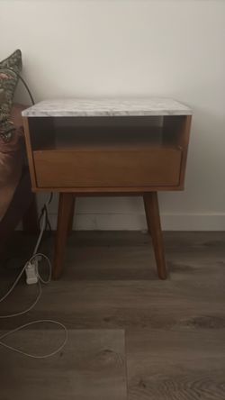 Mid-Century Modern Bedside Table