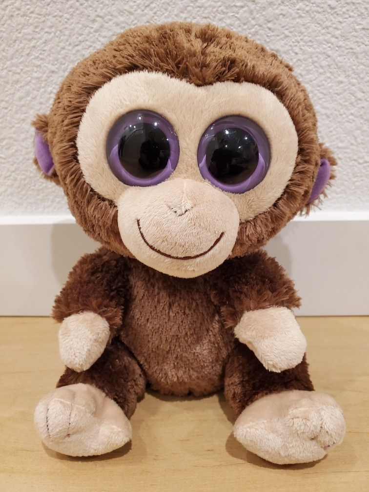 TY Beanie Boos - 'Coconut' Monkey 