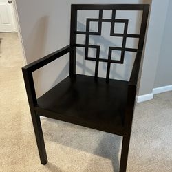 CB2 Wood Accent Chair 