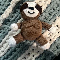 Crochet Sloth Plushie 