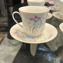 Vintage Fine China Teacup and Saucer Set
