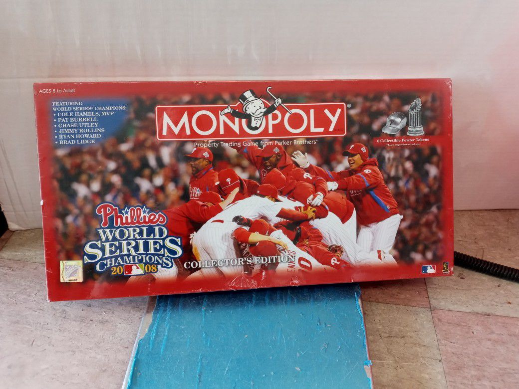 Phillies World Series Champions 2008 Monopoly Collector's Edition