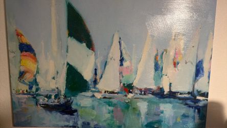 Sailboat painting