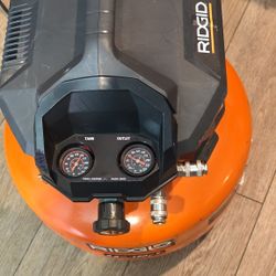 Ridgid 6 Gallon 150 Psi Compressor Working Excellent 