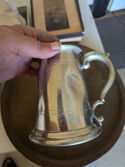 Smushed glass bottom mug