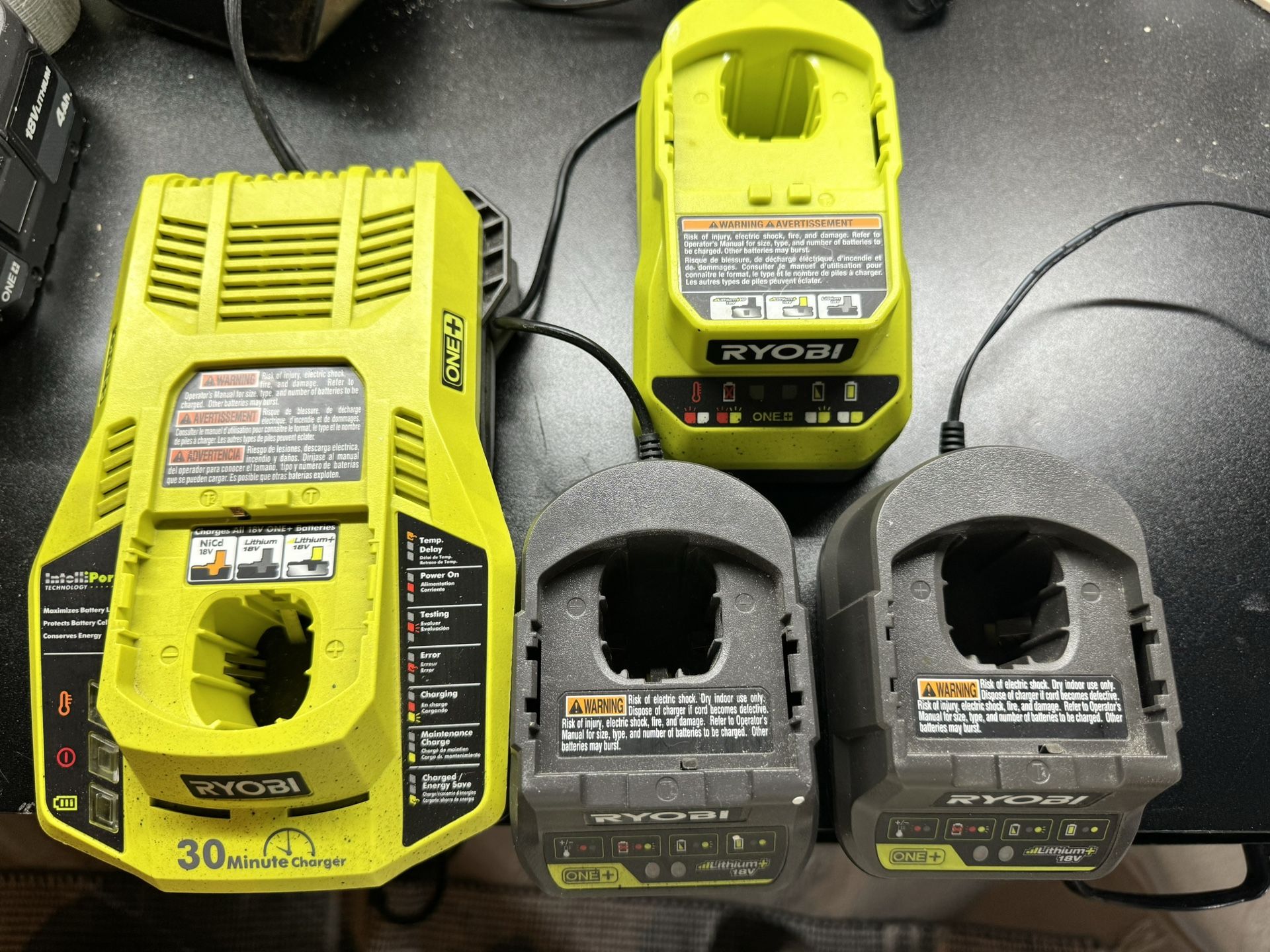 Ryobi Battery Charger 18v