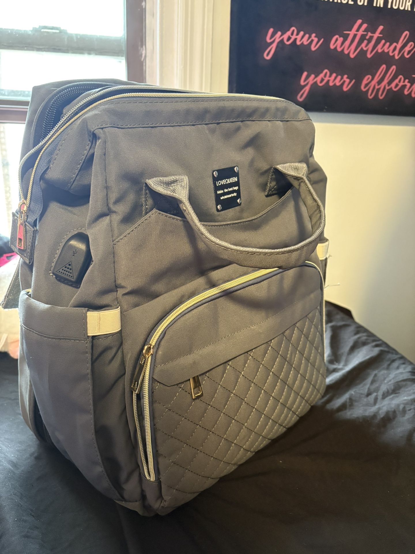 Changing Table Diaper Bag 