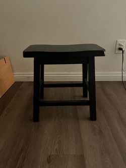 Black small stool