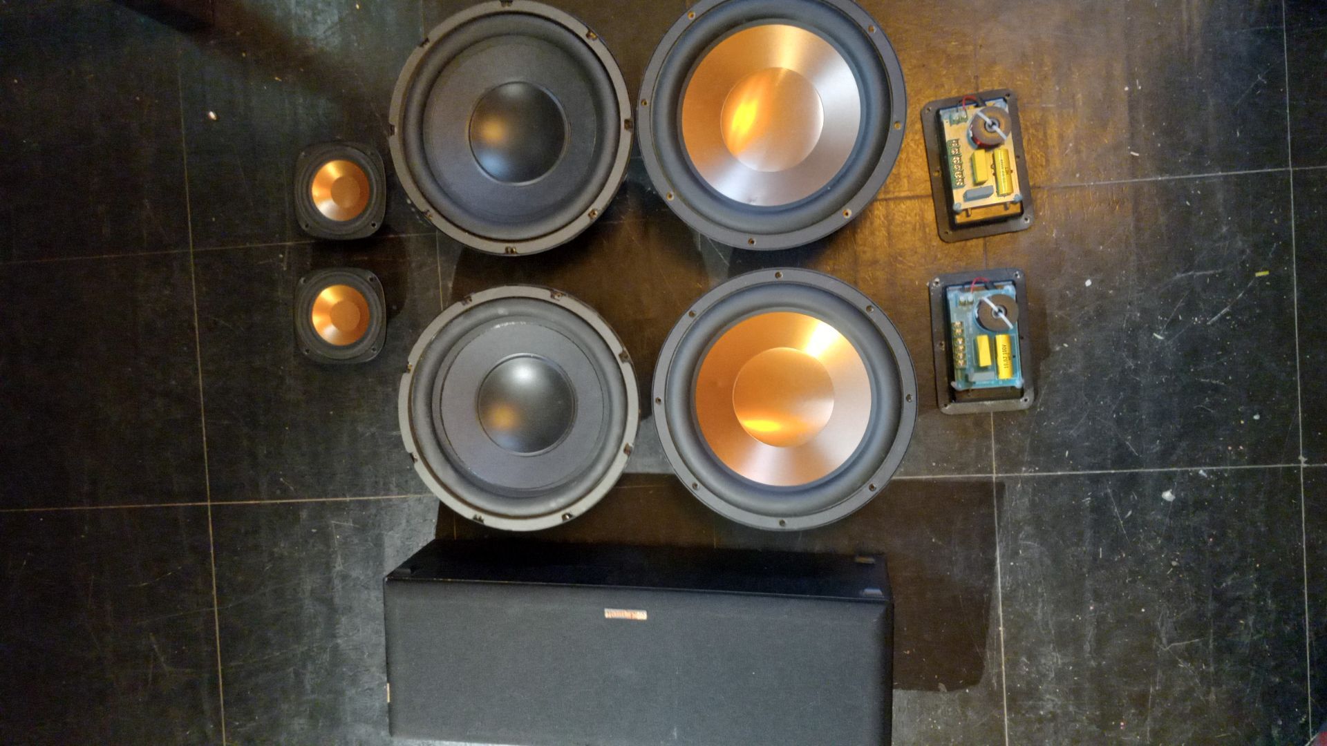 Klipsch driver lot.