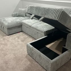 Sectional Convertible Sofa Set
