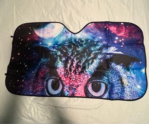 Galaxy Cat Windshield Sun Shade