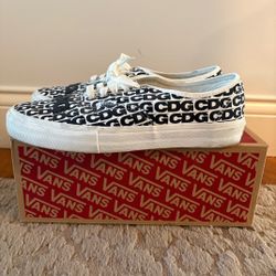 Vans Authentic Comme des Garcons CDG (Black Heel Tab) Men's Size 9.5