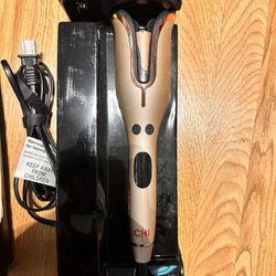 CHI Spin N Curl 1" Rotating Curling Iron - Rose Gold 
