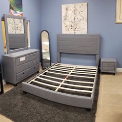 4-PCS Queen Size Bedroom Set In Offer 🔥🔥🔥