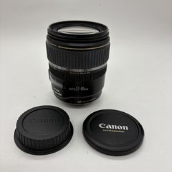 Canon EF-S 17-85mm f/4-5.6 IS USM ULTRASONIC SLR Lens for EOS DSLR's. WHITE DOT.
