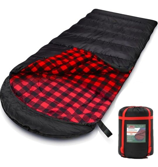 PALLYGO 0 Degree Sleeping Bag, XXL, Black