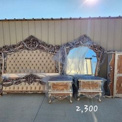 California King Six-piece bedroom set