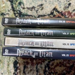 Attack On Titan DVDs 