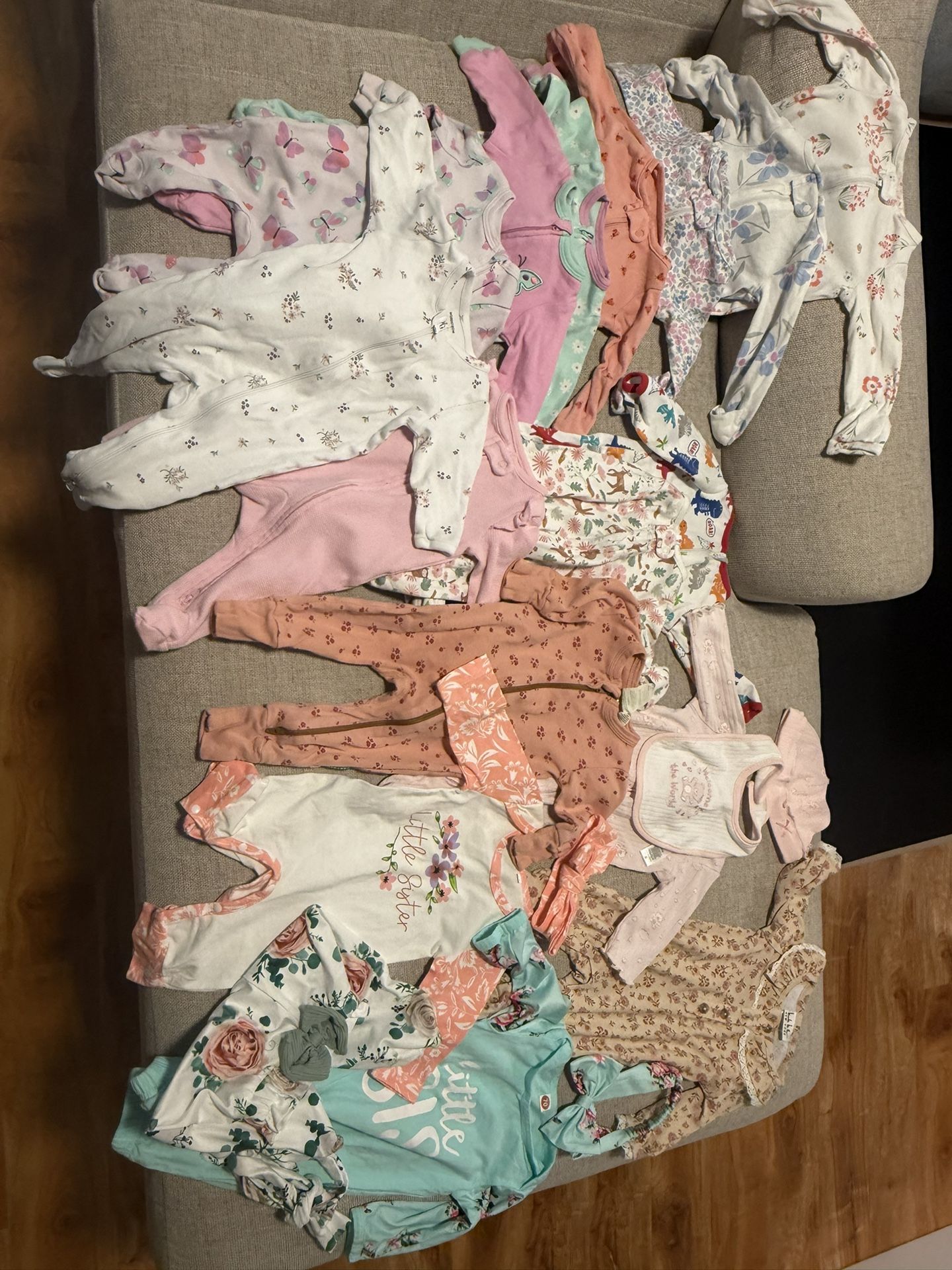 3 Month Baby Girl Clothing Haul - 30 Obo .