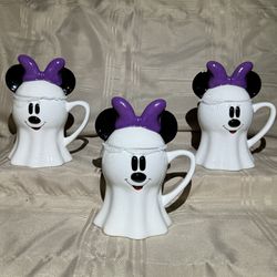 Minnie Mouse Ghost Mugs 