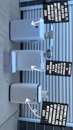 Portable air conditioners