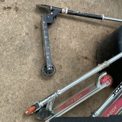 Three Scooters, One Big , Black One $15, Two Pick Ones $10 (NO SHIPPING)